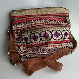 Fossil bag design thick cloth strap